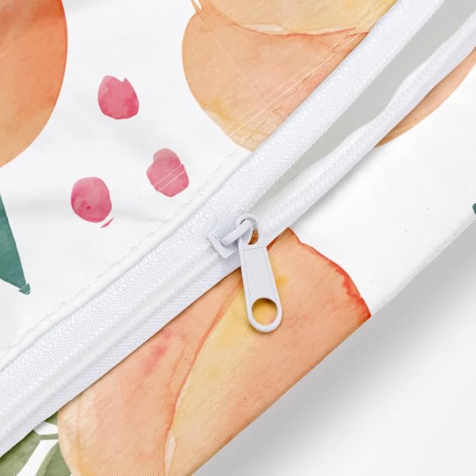 Wet Bag, Wet Dry Bag, Wet Bag for Swimsuit, Travel, Beach, Pool, Diapers, Dirty Yoga Gym Clothes, Toiletries, Makeup Bag, Snack Bag, Waterproof Reusable Fruit Peach Avocado Lemon