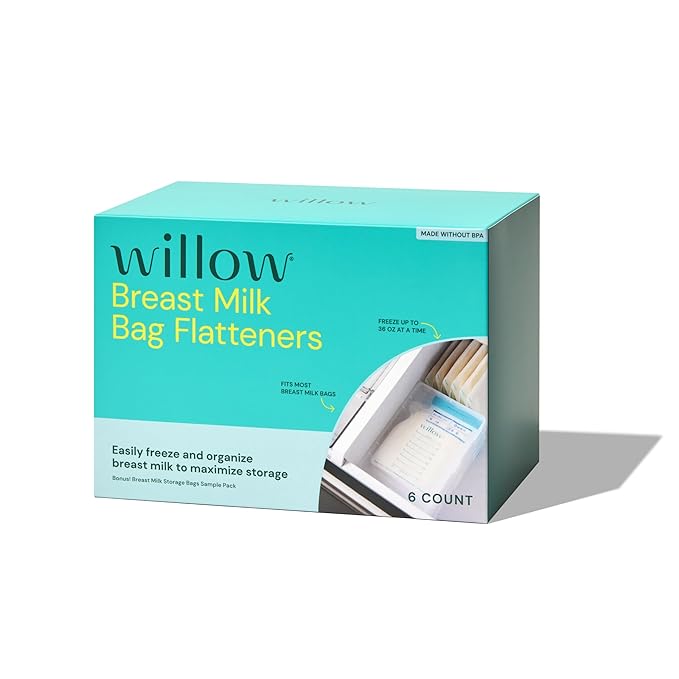 Willow Breast Milk Bag Flatteners - 6ct