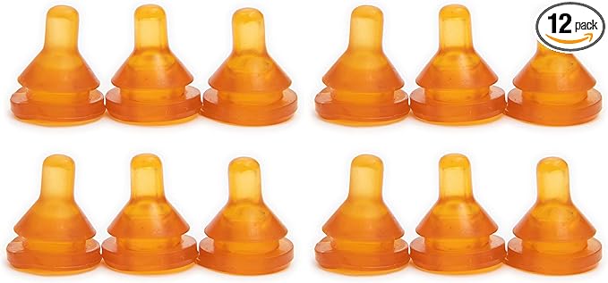 Lixit 2oz Nursing Bottle for Kittens Small Puppies, and Small Animals (2oz, Nipples only Pack 12)