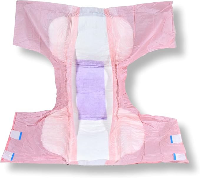 Rearz - Princess Pink - Overnight Adult Diapers (Sample 2 Pack) (X-Large)