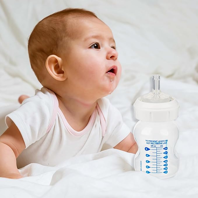 Sippy Straw Nipples for Dr. Brown's Wide-Neck Baby Bottles and Sippy Spout Bottles,Variable Flow, Silicone Conversion Nipple,6+ Months,4 Count