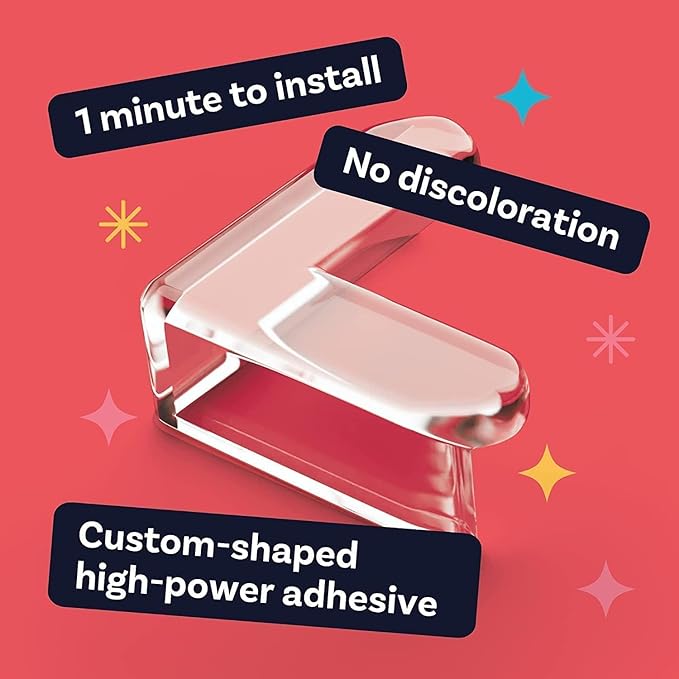 Silicon Corner Protector for Sharp Edges, Table Corners Edge Protector for Kids, Bed Corners Edge Protector for Furniture, Baby Proofing Edge & Corner Guards (24, Rectangular)