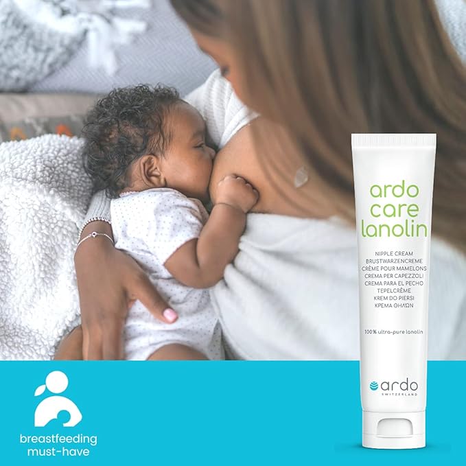 Ardo Care Lanolin Nipple Cream (30ml/1 fl.oz) - from Europe, 100% Pure Lanolin for Breastfeeding Moms, Provides Quick Soothing Relief for Sore Nipples, 30ml (1 fl.oz)