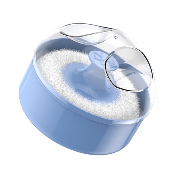 Powder Puff with Case Body Cosmetic Powder Puff Empty Loose Powder Box Container Body Powder Puff