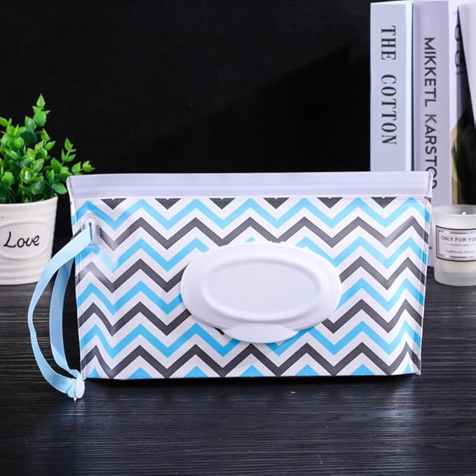 4PCS Baby Wipes Dispenser Travel Baby Wipe Holder Portable Wet Wipe Dispenser Bag Reusable Travel Baby Wipes Container Refillable Wet Wipe Carrying Case Holder Wet Wipe Pouch