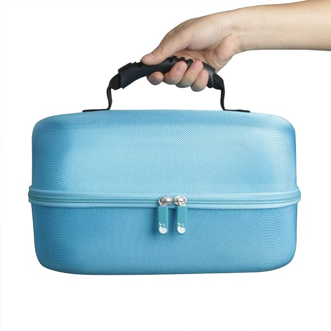 Hermitshell Hard Travel Case for Spectra S1 S2 Plus Electric Breast Milk Pump (Blue)