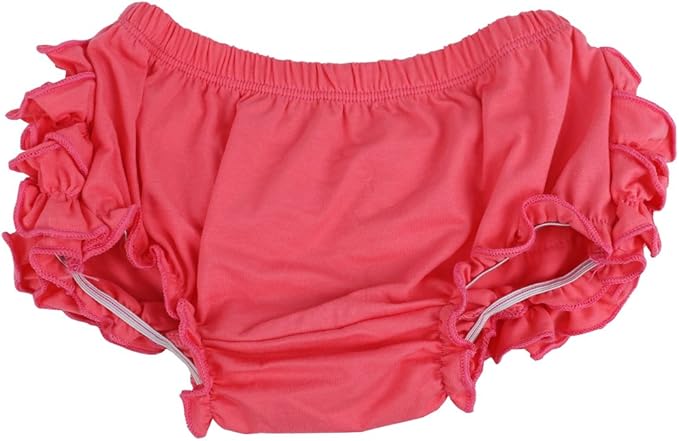 Wennikids Baby Girl's Cotton Shorts and Diaper Cover Bloomers Small Watermelon Red