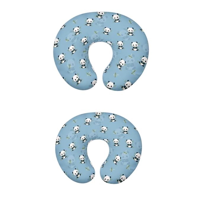 Panda Design Baby Nursing Pillow Cover Ultra Soft Comfortable Newborn Nursing Pillow Case Durable and Easy to Clean