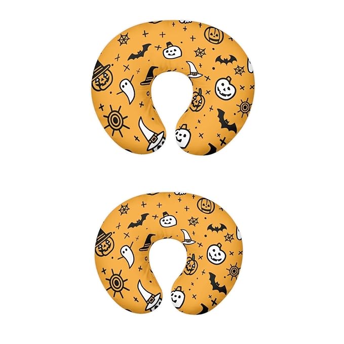 Cute Halloween Ghost Bat Pattern Nursing Pillowcase Nursing Pillow Cover Detachable Nursing Pillow Protective Cas Baby Feeding Easy to Use and Not Easy to Fade Halloween Decor