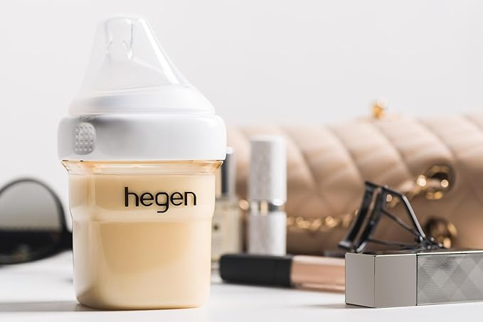 Hegen Easy to Clean Anti-Colic Baby Bottle, 2oz for 0 to 1 Month