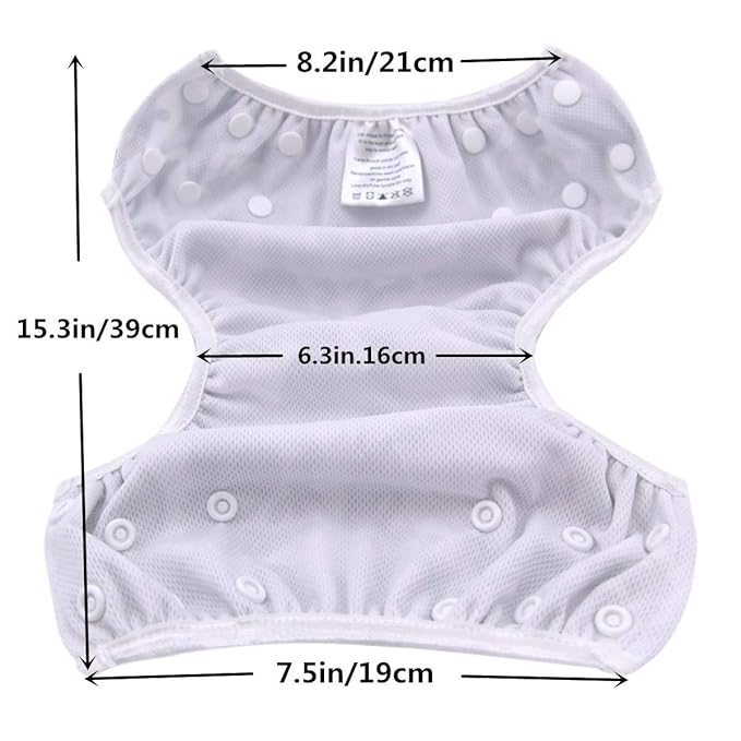 Baby Swim Diaper Nappy Pants Reusable Adjustable 6 Months to 3 Years Old Toddler Large (Large, Whale