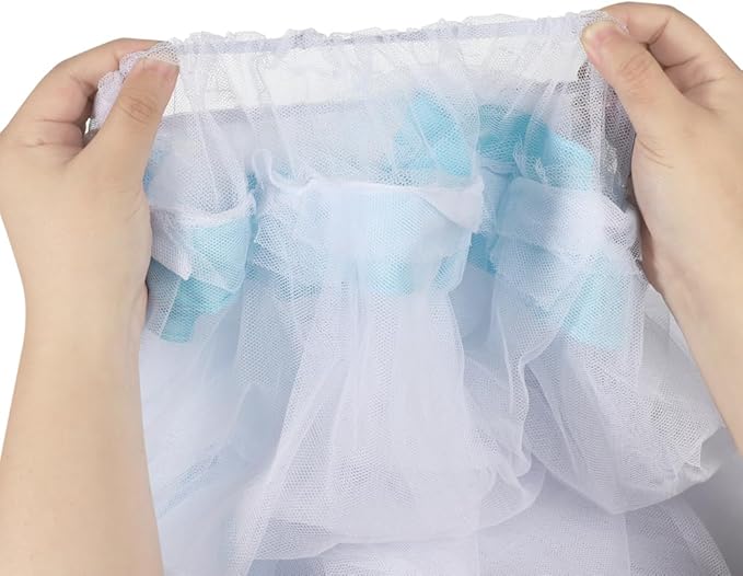 Crib Mosquito Net Universal Dome Cot Bed Crib Canopy Round Lace Mosquito Netting Foldable Nursery Bed Mesh Tent Net Hanging Dome Curtain Cover Netting