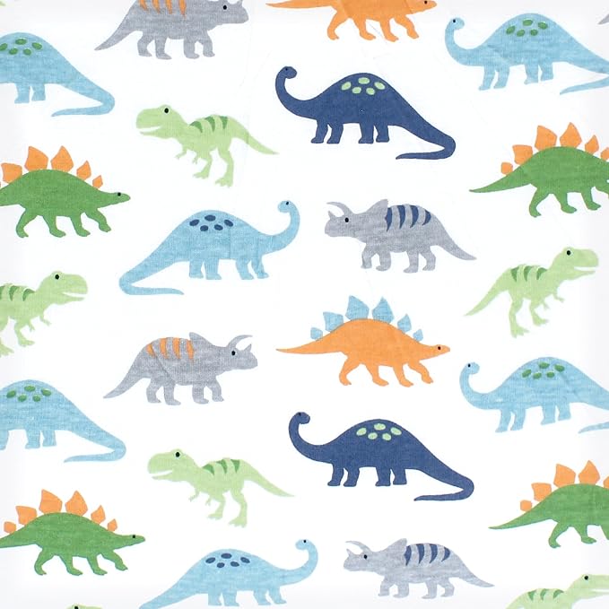 Hudson Baby Unisex Baby Changing Pad Cover, Dinosaurs, One Size