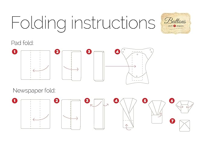–Unbleached Organic Prefolds – 6 Pack, Baby Cloth Diaper Bamboo Cotton Blend Prefolds, High Quality, Premium, Eco-Friendly, (4x8x4) (Size 2)