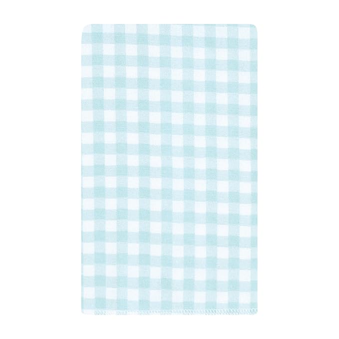 Hudson Baby Unisex Baby Flannel Burp Cloth 10pk, Citrus Mint, One Size