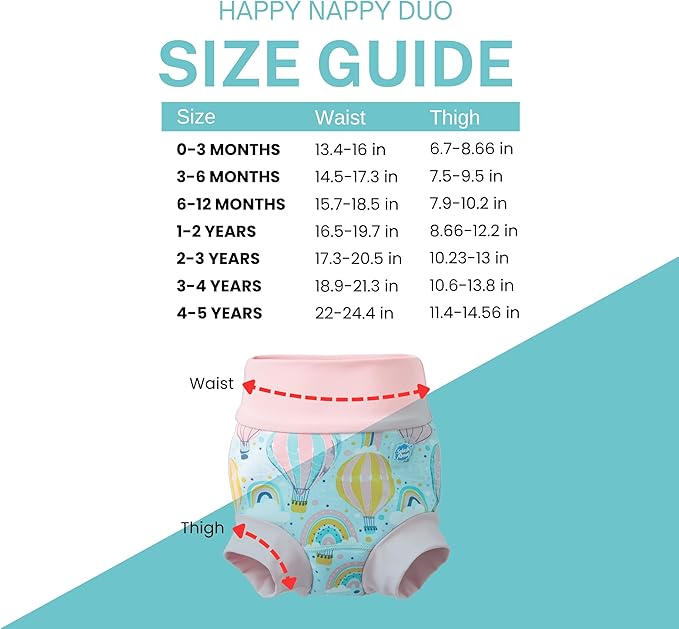 Splash About Happy Nappy Duo, Up & Away, 3-4 Years