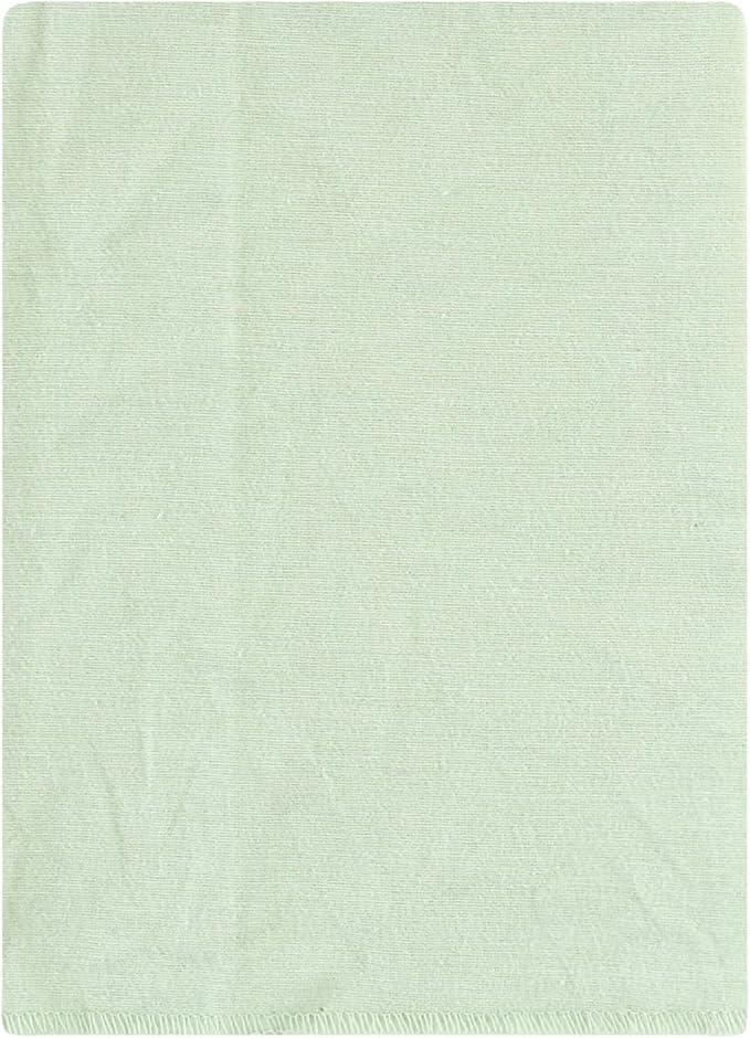 Hudson Baby Unisex Baby Cotton Flannel Burp Cloths Bundle, Eucalyptus, One Size