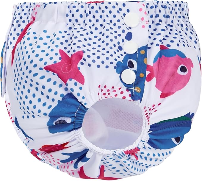 Century Star Baby Reusable Swim Diapers, Pool Swimming Diapers for Toddler Boys Girls, Washable Swimming Pants, Size 2-3, 1 Count