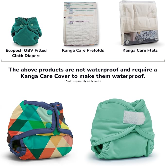 Kanga Care Rumparooz Double Leg Gusset Reusable Cloth Diaper Cover Newborn Snap | Soar 4-15 lbs