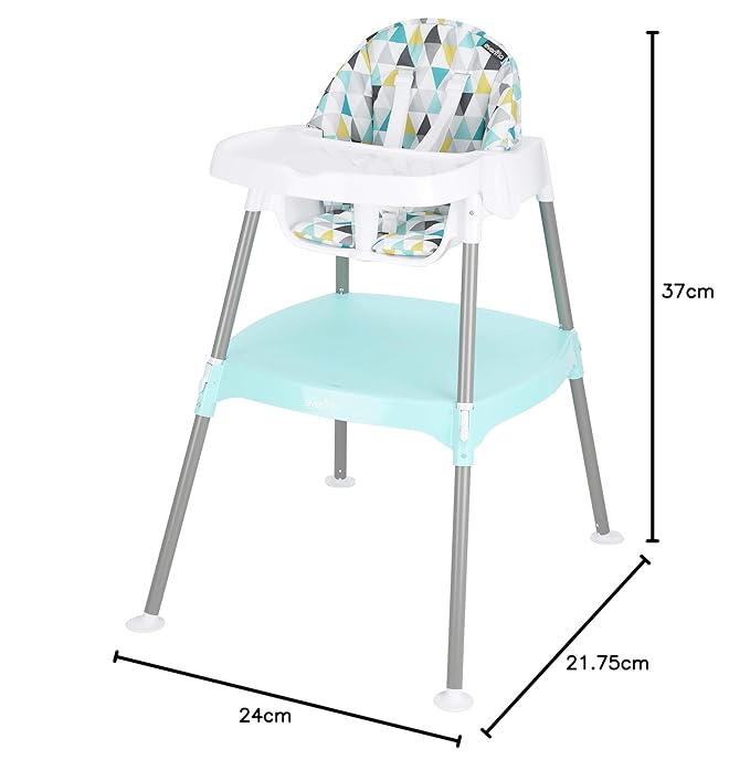 Evenflo Eat and Grow 4-in-1 Convertible High Chair (Prism Triangles)