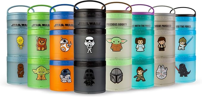 Whiskware Star Wars Stackable Snack Pack, Leia & Rey