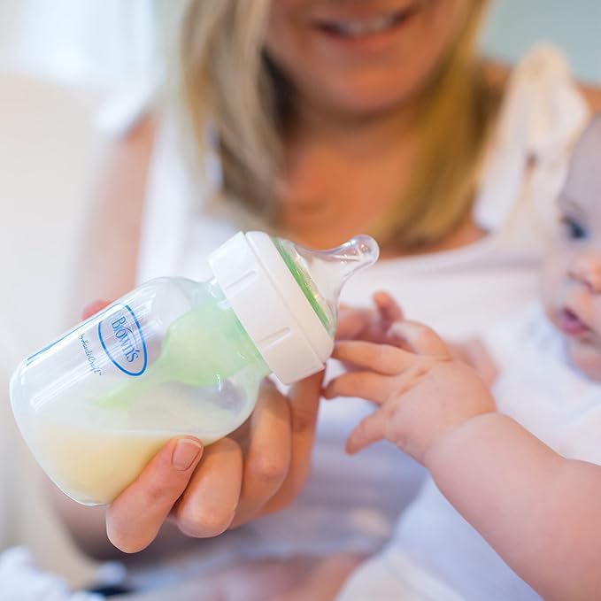 Dr. Brown's Natural Flow Level 3 Narrow and Wide-Neck Baby Bottle Silicone Nipples, Medium-Fast Flow, 6m+, 100% Silicone Bottle Nipples, 6 Pack