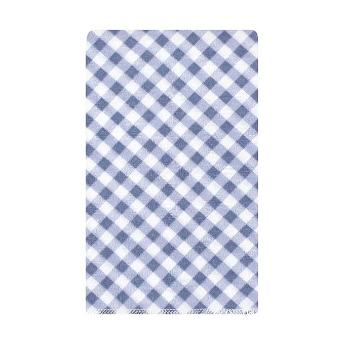 Hudson Baby Unisex Baby Cotton Flannel Burp Cloths, Pink Blue Pretty Floral 10 Pack, One Size