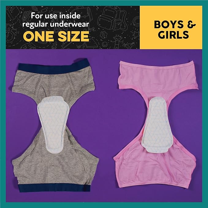 Sposie Diaper Booster Pads 2T-5T & Dribbles - Baby Diaper Pads Inserts & Potty Training Underwear Liners, Bedwetting Underwear for Kids, Pull Up Diapers