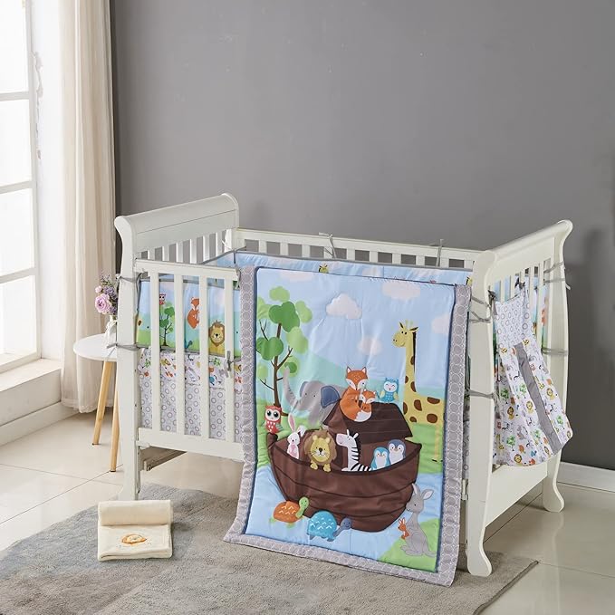 Diaper Stacker Baby Boy Baby Girl Nursery Crib Diaper Storage Organizer Hanging Bag Animal Pattern By JAHbaby (4)