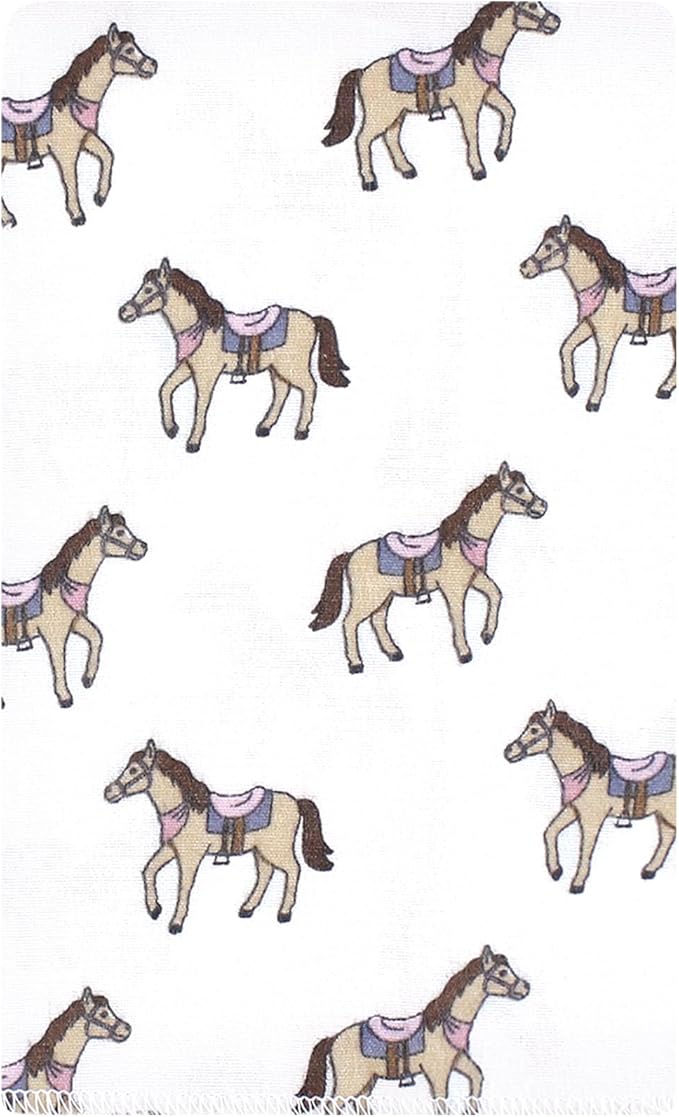 Luvable Friends Hudson Baby Flannel Burp Cloths 10pk, Western Cowgirl