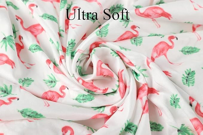 Nursing Pillow Cover Set 3 Pack Nursing Pillow Slipcovers for Moms Breastfeeding Moms, Ultra-Soft Stretchy Fit Standard Nursing Pillows Flamingo Elephant & Lion