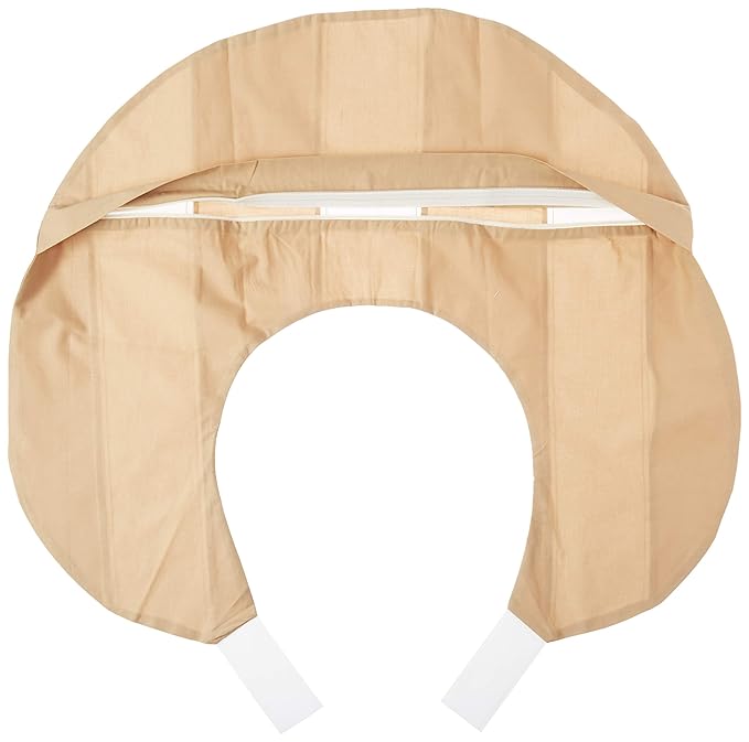 Bacati - Metro Khaki/White/Chocolate Nursing Pillow Cover only