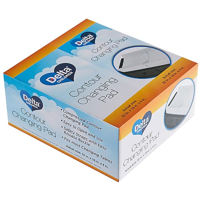Delta Children Foam Contoured Changing Pad with Waterproof Cover