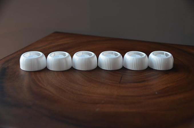 Additional Reusable Plastic Food Pouches Caps - Universal - Food Storage - BPA Free - Pack of 6 - Universal compatibility - Squeeze Pouch Lid - Extra Supplementary | Pouch Top refillable lids