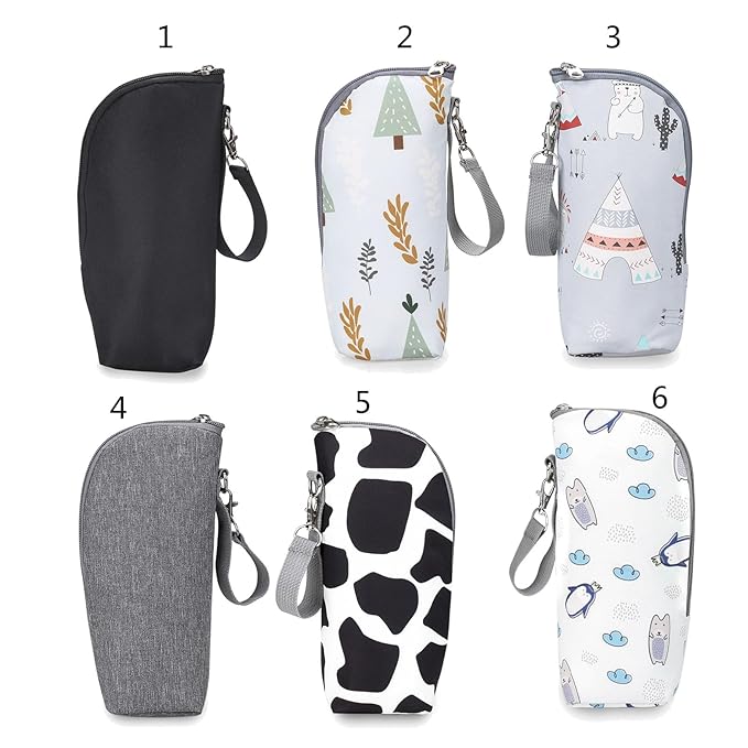 Portable Milk Bottle Bag for Baby Feeding Lightweight Bottle Holder Storage Bottle Organiser