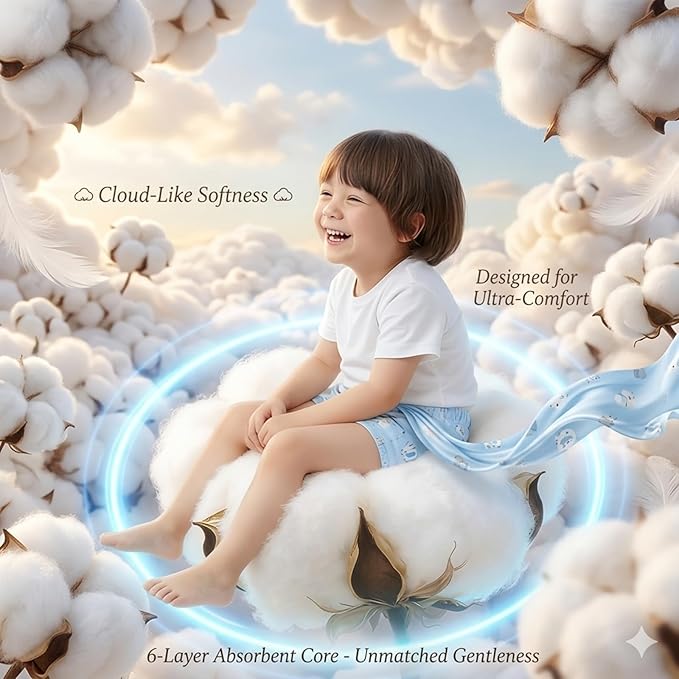 Potty Training Pants for Toddlers, 5 Pack Reusable Cotton Training Underwear, Leakproof Absorbent Kids Potty Training Underwear for Boys & Girls 2T-6T (boy-L)