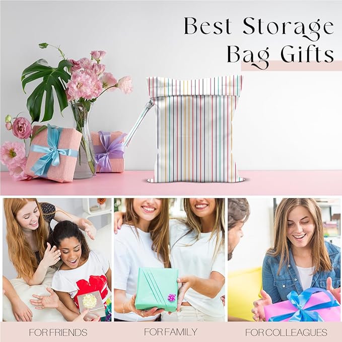 Wet Bag Wet Dry Bag for Swimsuit Travel Beach Pool Stroller Diapers Dirty Yoga Gym Clothes Waterproof Reusable