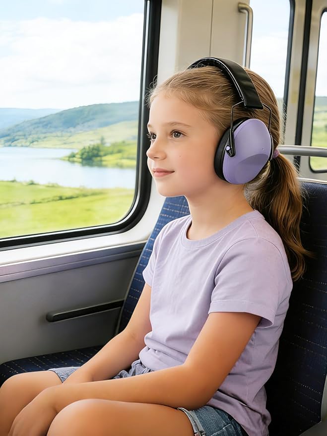 Noise Canceling Headphones for Kids 2PACK, 25-31NR Noise Reduction Earmuffs for Fireworks, Autism