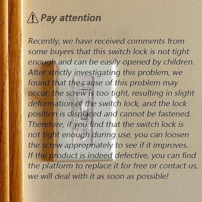 Light Switch Cover, ILIVABLE Child Proof Light Switch Guard Protects Your Lights from being Accidentally Turned On or Off by Children and Adults (Clear, 1 Pack)