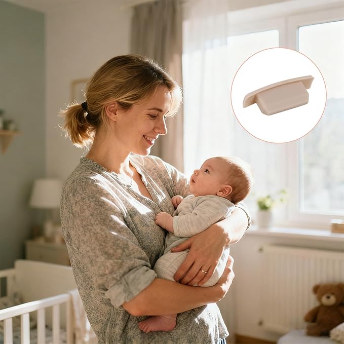 6pcs Breast Pump Spout Cap for Eufy E10/E20/S1/S1 Pro, Silicone Wearable Breast Pump Spout Cover Replacement Parts Avoid Dust and Top Leakage
