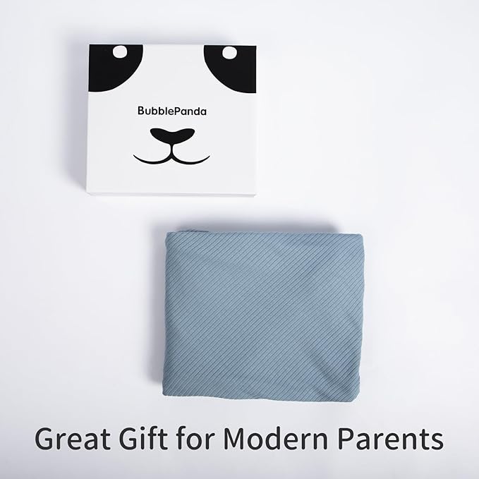 BubblePanda Rayon Made from Bamboo Nursing Cover for Baby Breastfeeding,360° Full Privacy Soft & Breathable Breastfeeding Covers Up for Women,Machine Washable Nursing Shawl,Stretchy Carseat Cover