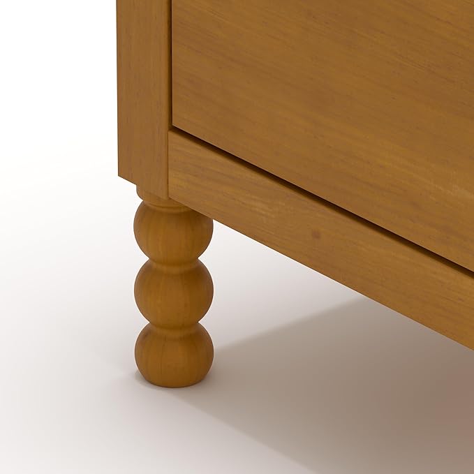 Storkcraft Rio 3 Drawer Chest with Changing Topper (Almond) – GREENGUARD Gold Certified, Premium Wood Dresser for Baby & Kids Bedroom, Safety Interlocking Drawers, Pre-Installed Tracks, Kids Chest