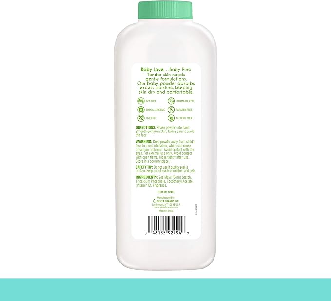 Baby Powder, Pure Cornstarch, 10-oz. (pack of 12)