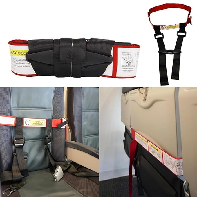 Cares Airplane Safety Travel Harness for Kids - Toddler Travel Restraint - Provides Extra Safety for Children on Flights - Light Weight, Portable, Easy to Store and Installs in Minutes.