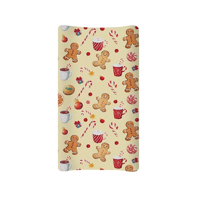 Christmas Theme Changing Pad Covers Changing Table Cover for Baby Boys and Girls Soft Breathable Changing Pad Sheets Cover Soft Breathable