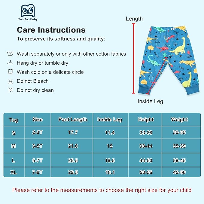 MooMoo Baby Waterproof Diaper Pants for Potty Training 2 Packs Overnight Potty Training Pants for Boys