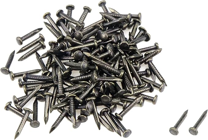 T Tulead 30PCS Box Corner Guard Furniture Edge Protectors 1.89"×1.89"×0.43" Black Corner Guard Cover with Nails,for Cabinet,Desk,Toolbox