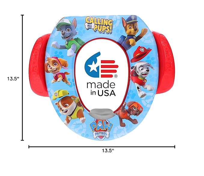 Nickelodeon PAW Patrol "Calling All Pups" Soft Potty Seat and Training - Cushion, Baby Training, Safe, Easy to Clean
