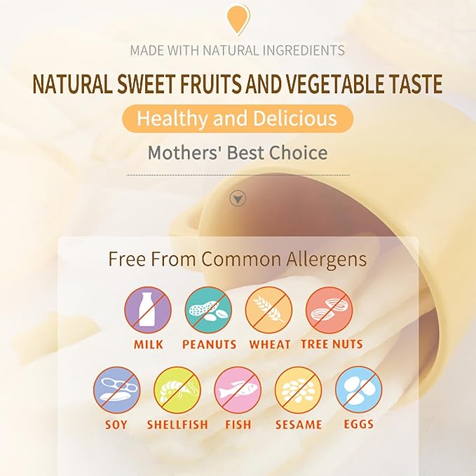 Baby Mum-Mum Organic Gentle Teething Crackers, Super Tropical | 24 Count (Pack of 6) | Gluten Free, Allergen Free, Non-GMO | Baby Snacks, Teether Relief Rice Rusk Cookies for Babies