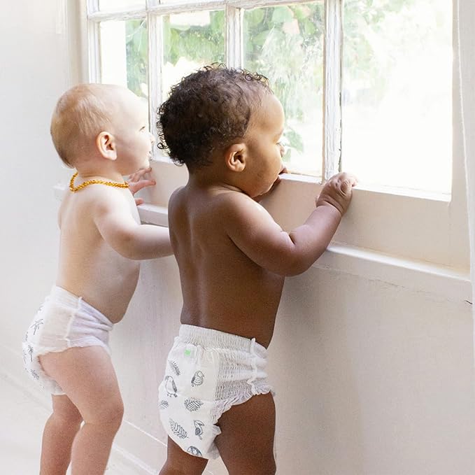 Parasol Chlorine Free Disposable Diaper Pants, Size 5 (3T-4T) 96 Count, Pull Up-Style with RashShield Protection and Active 360 Comfort Wrap, Hypoallergenic Training Diaper